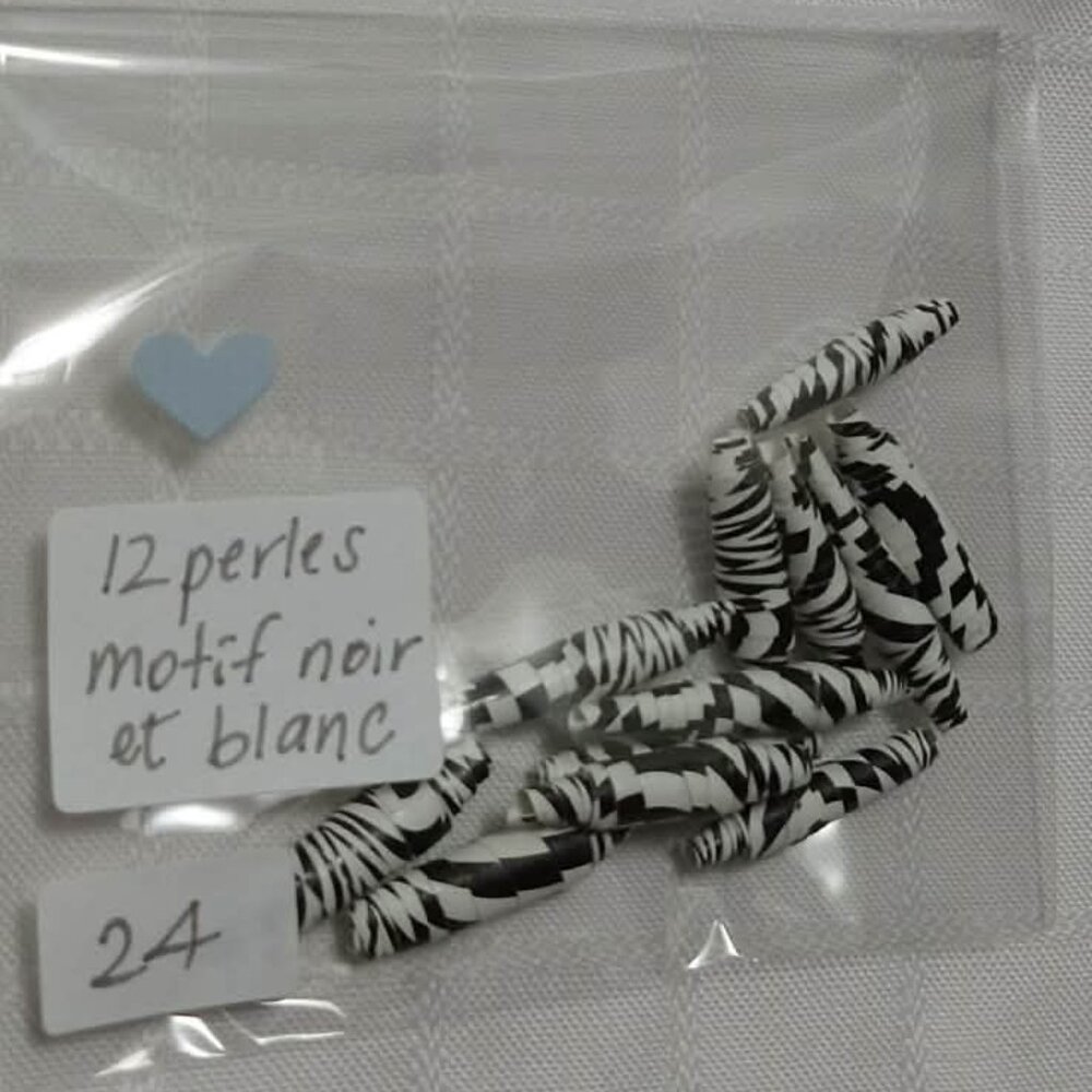 One-of-a-kind handmade/hand rolled paper beads/jewelry making/craft supplies/DIY